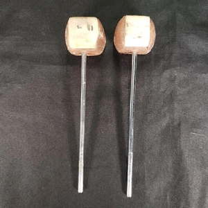 DW Brown Felt Bass Drum Beaters ONE Pair - Picture 1 of 7