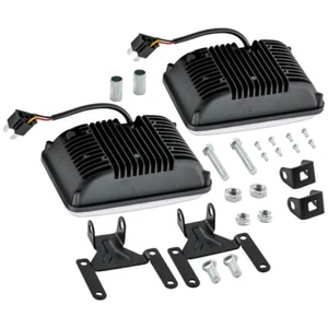 45W LED Headlight 4x6 H4651 for Ford Truck SUV Heavy Duty 6000K Black Housing - Picture 1 of 12