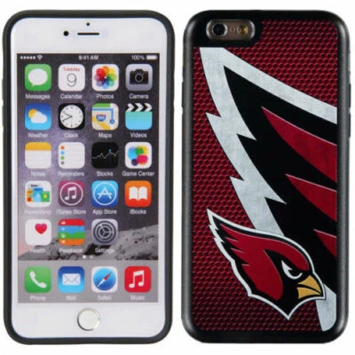 iPhone 6 iPhone 6s NFL Arizona Cardinals Shockproof Hard Snap Case Red/White - Image 1 of 2