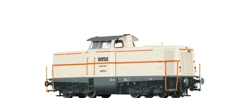 Brawa 42875 Diesellok 847 Sersa, SBB, EP V, AC Digital SOUND / Kupplung / Lüfter - Bild 1 von 1