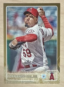 FERNANDO SALAS - 2015 Topps Update GOLD [1635/2015] - #US340 -LOS ANGELES ANGELS - Picture 1 of 2