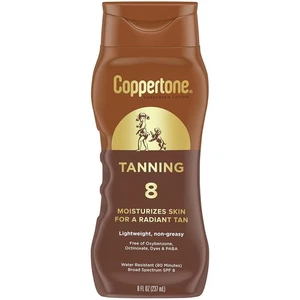 * PARA LIMPIAR * Coppertone, bronceador, loción protectora solar, FPS 8, 237 ml - Imagen 1 de 3