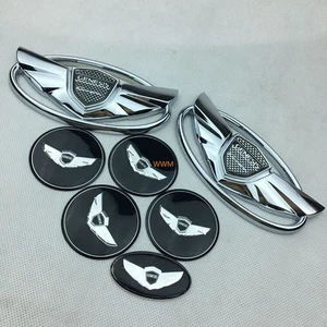 Rear Badge for Hyundai Rohens genesis coupe emblem Sticker AZ 7pcs/set Car Front - Picture 1 of 23
