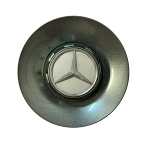 2pc Mercedes Benz W222 S63 AMG Wheel Hub Centre Cap A2224000800 - Silver - Picture 1 of 6