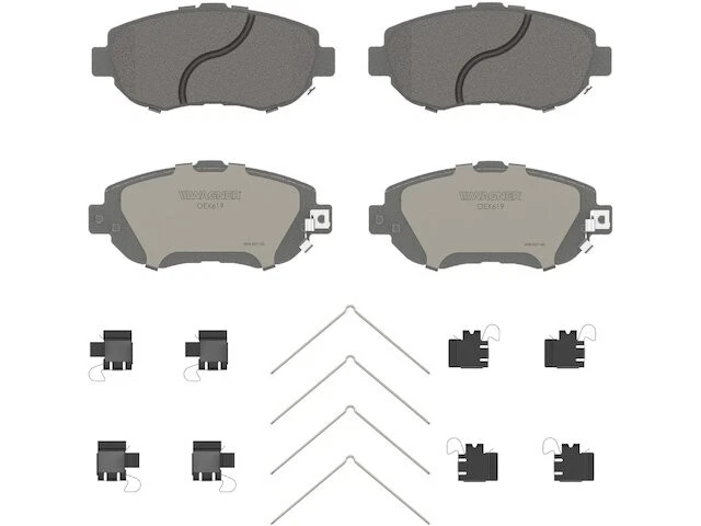 Front Brake Pad Set For Lexus Toyota GS300 GS400 GS430 IS300 SC430 Supra VC53T9 - Image 1 of 1