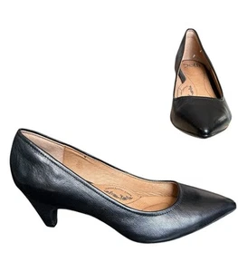 Sofft Altessa II Black Heels size 8.5 M Leather Comfort Dress Shoes Pumps - Picture 1 of 8