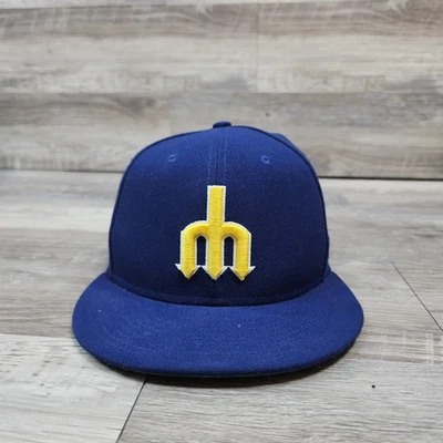 Seattle Mariners MLB Baseball Team Hat Cap Adult Mens Adjustable Snapback - Image 1 of 4