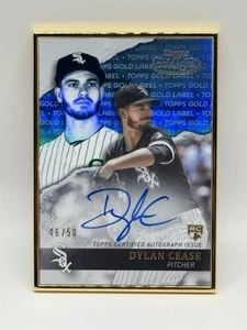 2020 Topps Gold Label DYLAN CEASE RC /50 Auto Gold Frame #GLA-DC Rookie - Picture 1 of 2