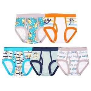 Bluey Boys 100% Combed Cotton Underwear Briefs, Sizes 18M, 2/3T, 4T, 4, 6,... - Picture 1 of 9