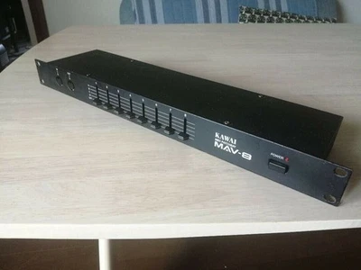 KAWAI MAV-8 MIDI Patchbay 8 Ausgänge 4 Eingänge Splitter Rack Gebraucht aus... - Bild 1 von 2
