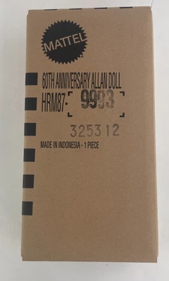 Muñeca Silkstone Mattel 60 aniversario ALLAN reproducción vintage - realmente en caja original Foto 1 de 2