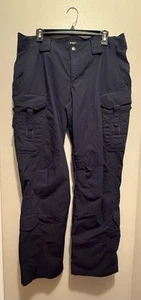 3 Blue 5.11 Tactical Womens EMS Rip Stop Stryke Cargo Pants 14R 32 Inseam 64418 - Picture 1 of 4