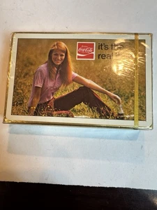 1960-70s Coca-Cola COKE "It's The Real Thing" Playing Cards Brand New Rare - Picture 1 of 4
