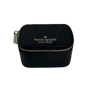 Kate Spade Staci Travel jewelry holder black with gold tone hardware NWOT - Picture 1 of 11