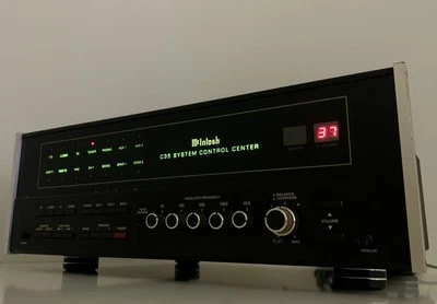 McIntosh C 35 System Control Center Stereo Pre Amplifier Vintage Work Good Look - Immagine 1 di 4