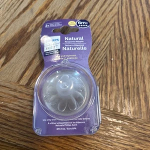 Philips Avent Natural Response Nipple Flow 5 6M+ 2 Ct. Baby Bottle - Picture 1 of 1