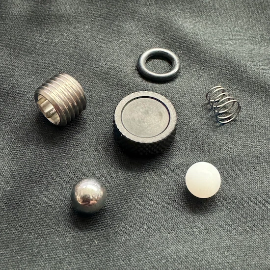 Check It WGP Autococker Ball Detent Assembly - BLACK DUST