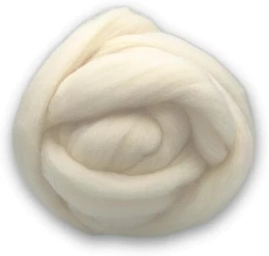 Wool Roving 1 lb (16 Ounces) for Spinning | Soft Chunky Jumbo Yarn for Arm - Picture 1 of 8