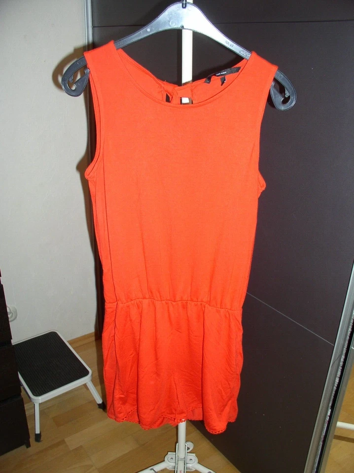 VERO MODA Damen Jumpsuit Einteiler Strandoverall rot Gr. S - Bild 1 von 1