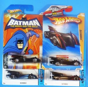 HOT WHEELS 4-BATMOBILE VARIATIONS CITY-NEW MODELS-BATMAN THE BRAVE & BOLD 1/64 - Picture 1 of 3