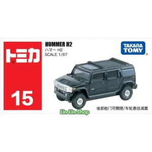 Tomica Takara Tomy #15 1/67 Hummer H2 Black Vehicle Model Diecast Car Toy Gift - Picture 1 of 6