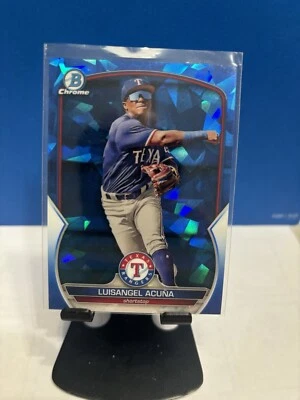 2023 Bowman Chrome Sapphire Edition - Prospects #BCP-230 Luisangel Acuna (RC) - Image 1 of 2