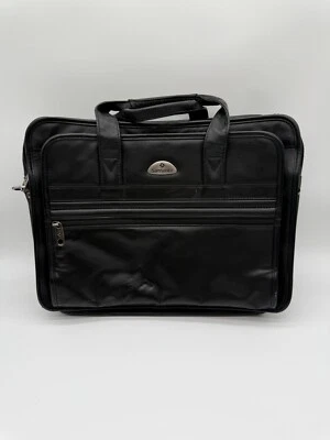 Бизнес-кейс Samsonite расширяемый кожаный портфель совместимый с компьютером 920005 - Изображение 1 из 4