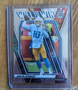 2021 Panini Mosaic Will to Win #WW-4 Justin Herbert - Bild 1 von 2