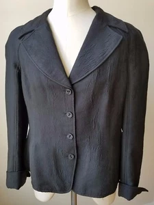 ~ ROCHAS SCHWARZE JACKE (FOREVER CLASSIC!) ~ Gr. M, L - Bild 1 von 12