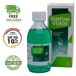 Enjuague bucal Tantum Verde para efecto analgésico de garganta cavidad oral 240 ml - Imagen 1 de 12