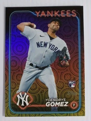 2024 Topps Series 2 Holiday Foil #615 Yoendrys Gomez Rookie RC - Image 1 of 2