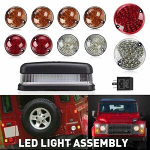 Nieuwe aanbieding11pcs LED Deluxe Color Upgrade Lamp Lights For Land Rover Defender 90 /110 /130