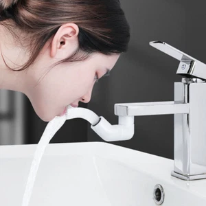720 Degree Rotating Sink Faucet for Face Wash, Mouthwash and Eye Rinse - Foto 1 di 12