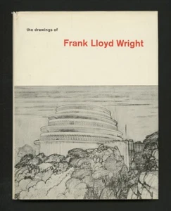 1962 MoMA + Horizon Press FRANK LLOYD WRIGHT DRAWINGS Arthur Drexler 320 pg HcDJ - Imagen 1 de 12