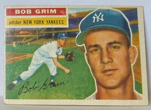 1956 Topps #52 Bob Grim - Picture 1 of 2