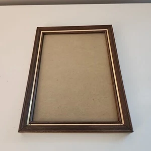 6' x 8' Wooden Picture Frame W/ Gold Outline (5x7 inside) - Picture 1 of 14