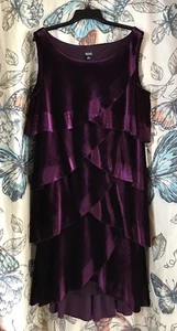 Neu mit Etikett! Damen formelles Plus 18W Kleid royal lila Stufen SLNY Moden - Bild 1 von 10