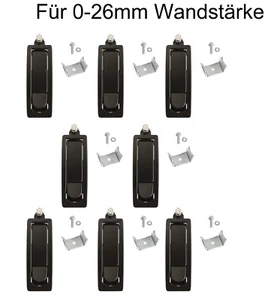 8x Kompressionsverschluss Metall Verschluss Möbel Wohnmobil Camper push lock - Bild 1 von 6
