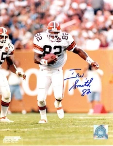 Signed 8x10 IRV SMITH CLEVELAND BROWNS Autographed photo - w/COA - Picture 1 of 1
