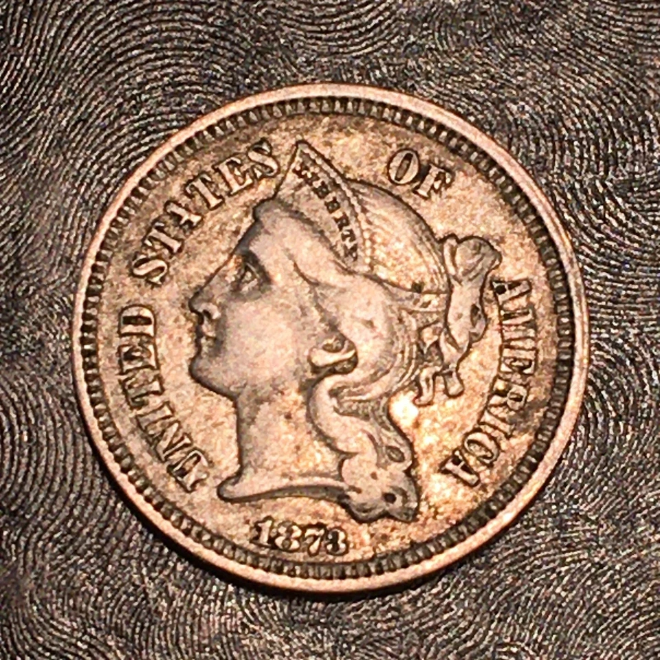 1873 Three Cent Nickel - High Quality Scans #J153 - Image 1 of 2
