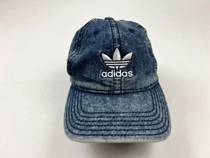 Adidas Hat Cap Strapback Blue Adjustable Trefoil Adult Sports Adult Casual Mens - Picture 1 of 6