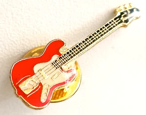 Pin's Guitare Jazz Bass rouge (28mm) - Bild 1 von 1