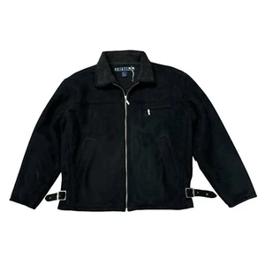 drill clothing company jacket size M black polyester full zip - Picture 1 of 8