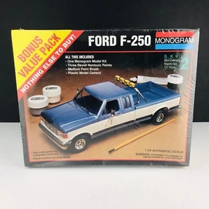 RARO MONOGRAMMA 1993 1:24 FORD F-250 PICKUP model kit livello abilità 2 made in USA - Foto 1 di 10