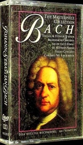 Bach Masterpiece Collection Cassette Regency Music Toccata Fugue Vtg - Picture 1 of 3