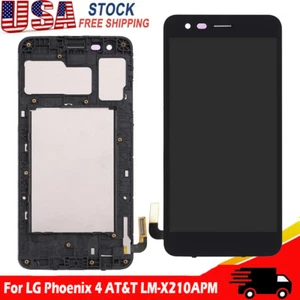 Replacement For LG Phoenix 4 AT&T LM-X210APM LCD Display Touch Screen Digitizer - Bild 1 von 5