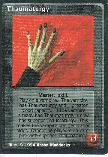 12 x Thaumaturgy VTES CCG Jyhad - Image 1 of 1