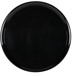 WNA Comet A918BL25 18 Zoll Checkmate Schwarz Rund Gastronomie Tablett Platten 25 Stück - Bild 1 von 3