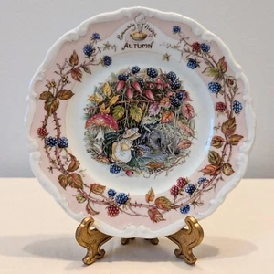 Brambly Hedge Royal Doulton VTG 1983 6in Autumn Plate - Picture 1 of 4