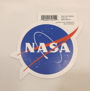 NASA Sticker 4" - Die-Cut Sticker 91209-DCSM - New old stock - Picture 1 of 8